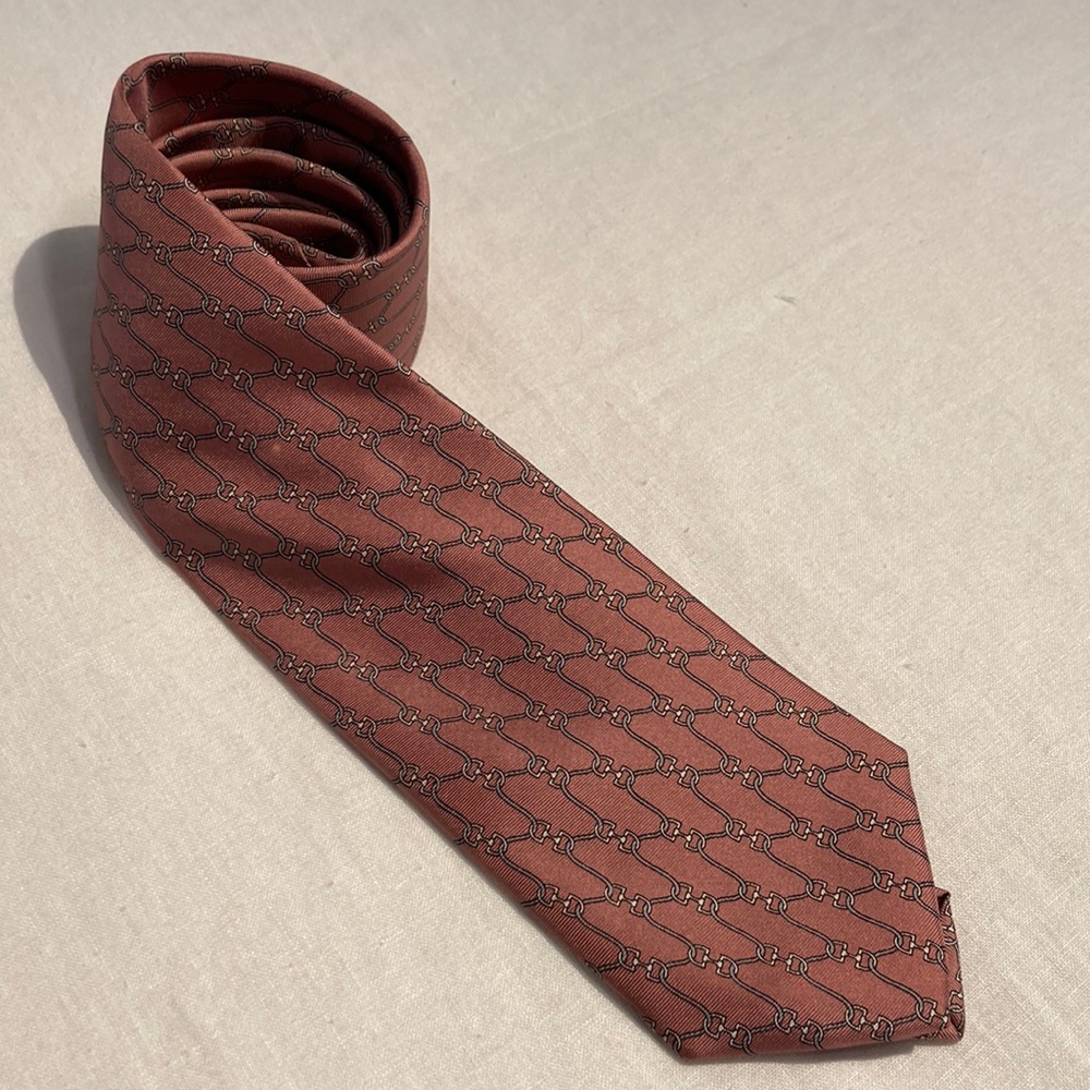 Bert Pulitzer double gancio classic tie rose USA